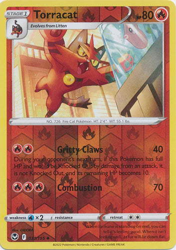 Torracat - 031/195 - Uncommon - Reverse Holo