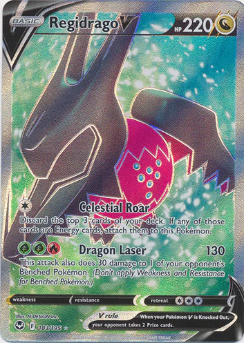 Regidrago V - 183/195 - Full Art Ultra Rare