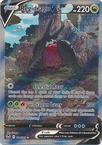 Regidrago V - 184/195 - Alternate Art Ultra Rare