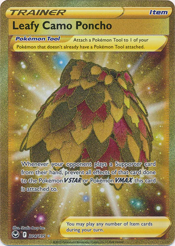 Leafy Camo Poncho - 214/195 - Secret Rare