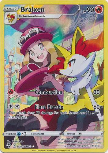 Braixen - TG01/TG30 - Holo Rare