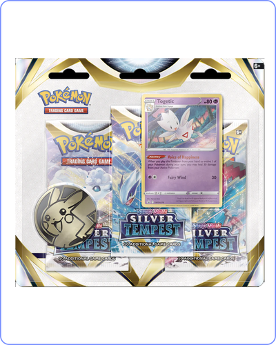 Pokémon SWSH12 Silver Tempest Togetic  3-Pack Blister