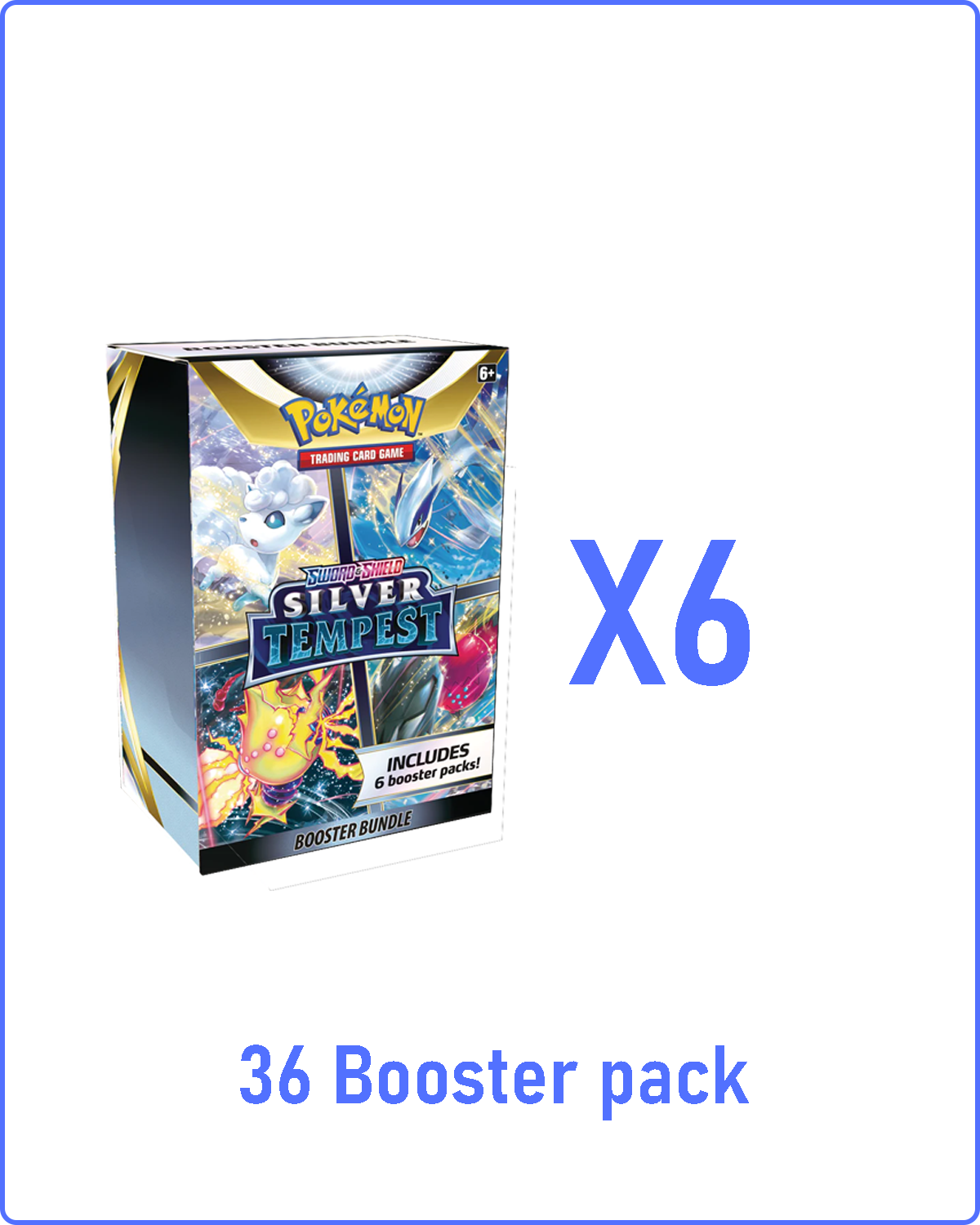 Pokémon SWSH12 Silver Tempest Booster Bundle 