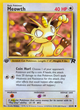 Meowth (62/82) [Team Rocket 1st Edition]