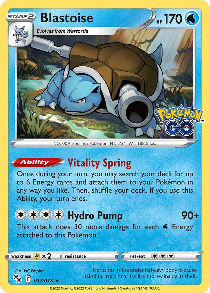 Blastoise - 017/078 - Holo Rare