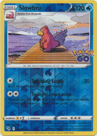 Slowbro - 020/078 - Uncommon - Reverse Holo