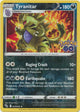 Tyranitar - 043/078 - Holo Rare - Reverse