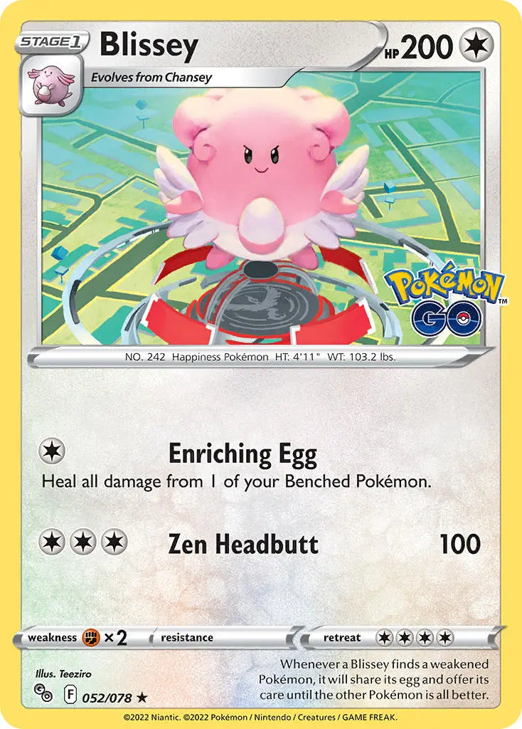 Blissey - 052/078 - Holo Rare