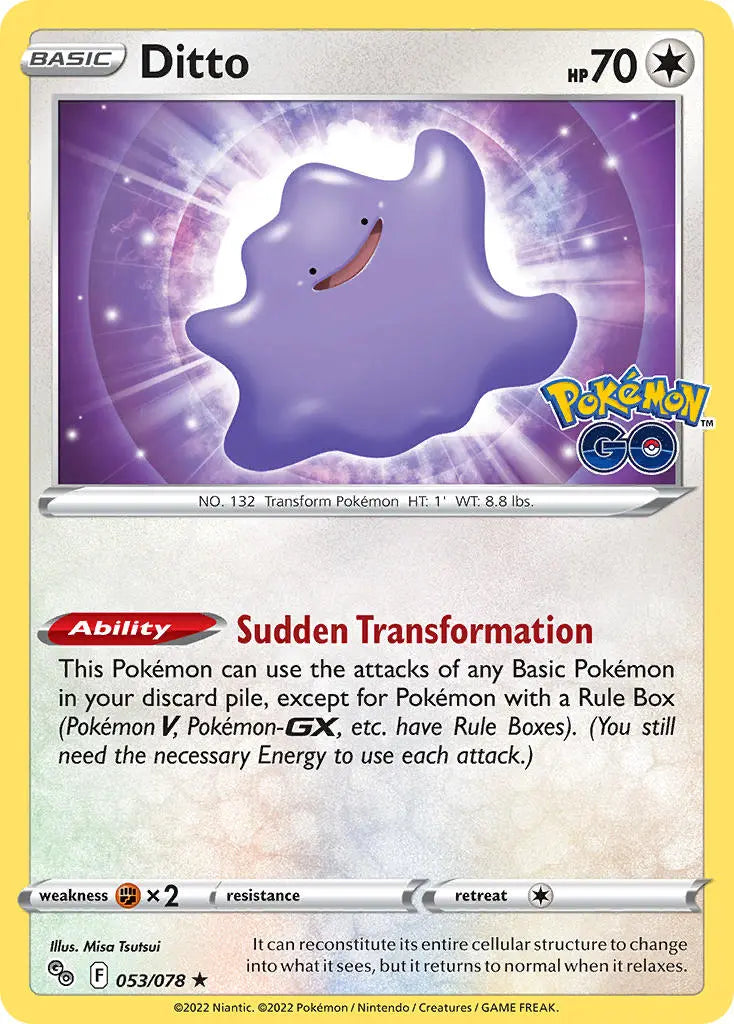 Ditto - 053/078 - Holo Rare