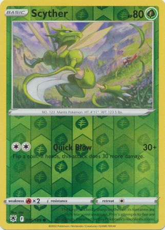 Scyther - 005/189 - Common - Reverse Holo