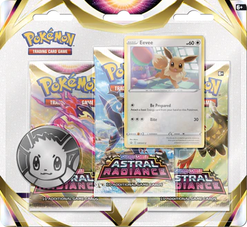Pokemon - Astral Radiance - Eevee 3 Pack Blister